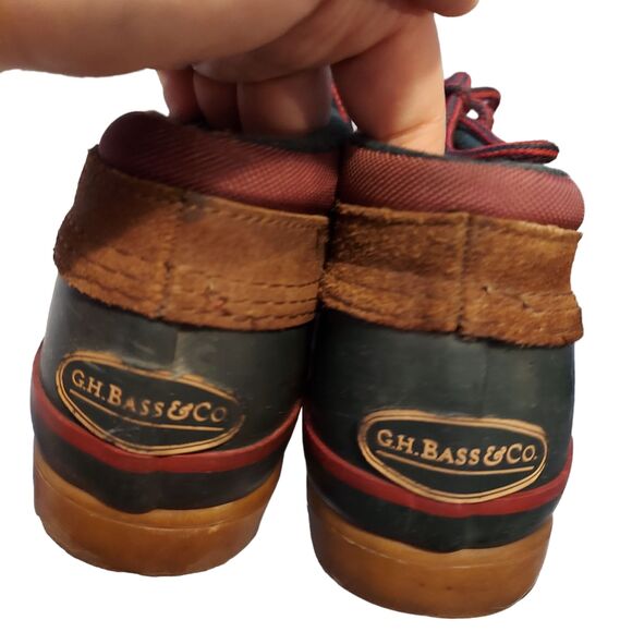 G.H. Bass & Co Women’s 8M Duck Boots Rubber Outdoor Shoes Rugged Rustic - Picture 8 of 15